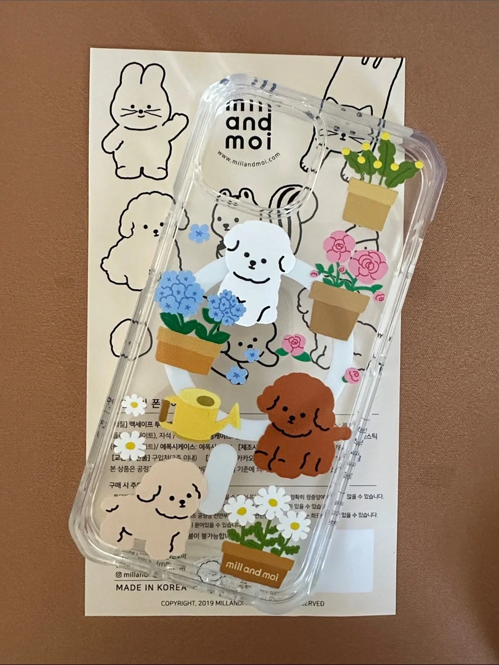 NEW mill and moi iPhone 14 bichon phone case